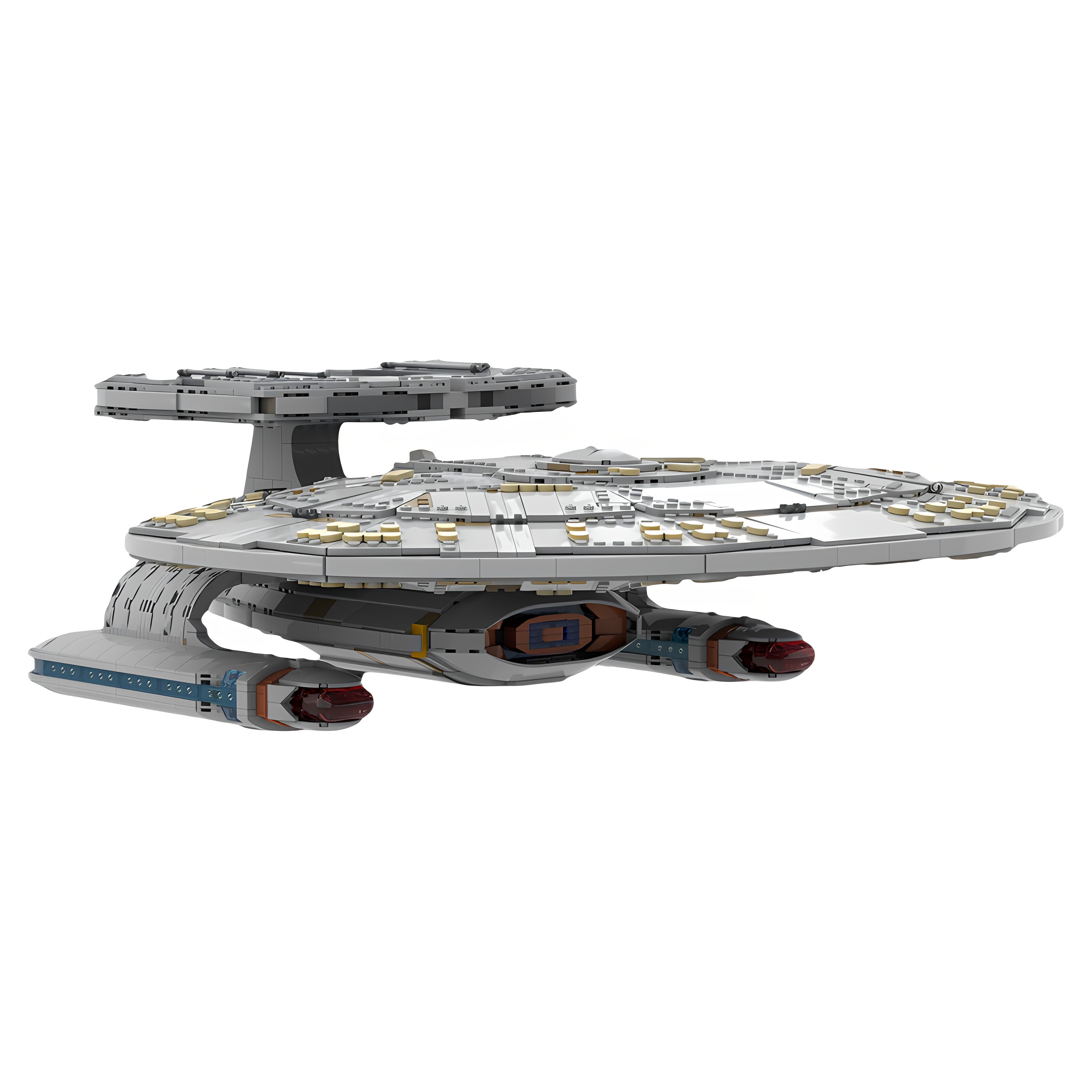 现货小颗粒MOC-247029舰船星云级星际积木益智玩具模型礼物摆件