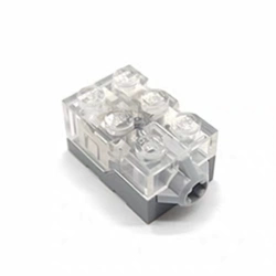 华志积木54930 54869 62930 98785小颗粒MOC发光砖2x3x1灯饰98782