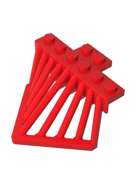 积木90201 6x6x2 2/3火车件 排障器零件配件MOC定制DIY礼品玩具科