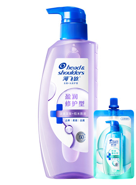 【H＆S】海飞丝洗发水去屑柔顺止痒官方正品宿舍装【baojie】