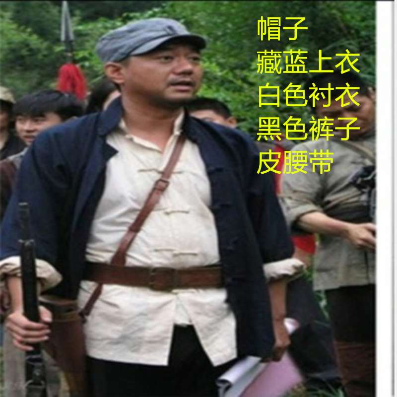 新款抗战时期男女民兵游击队武工队村民演出服土八路服装江姐表演