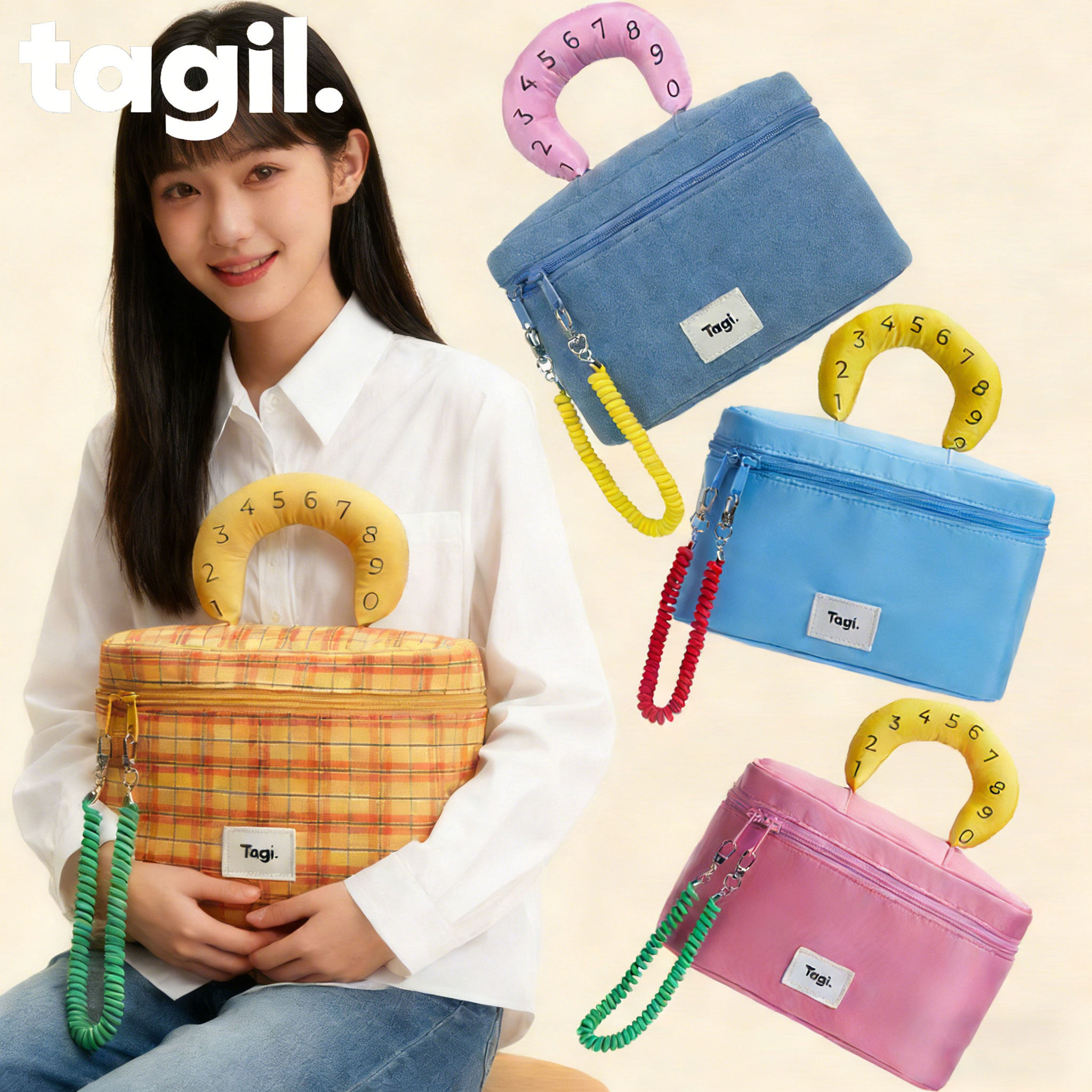 Tagi.小房子化妆包相机包