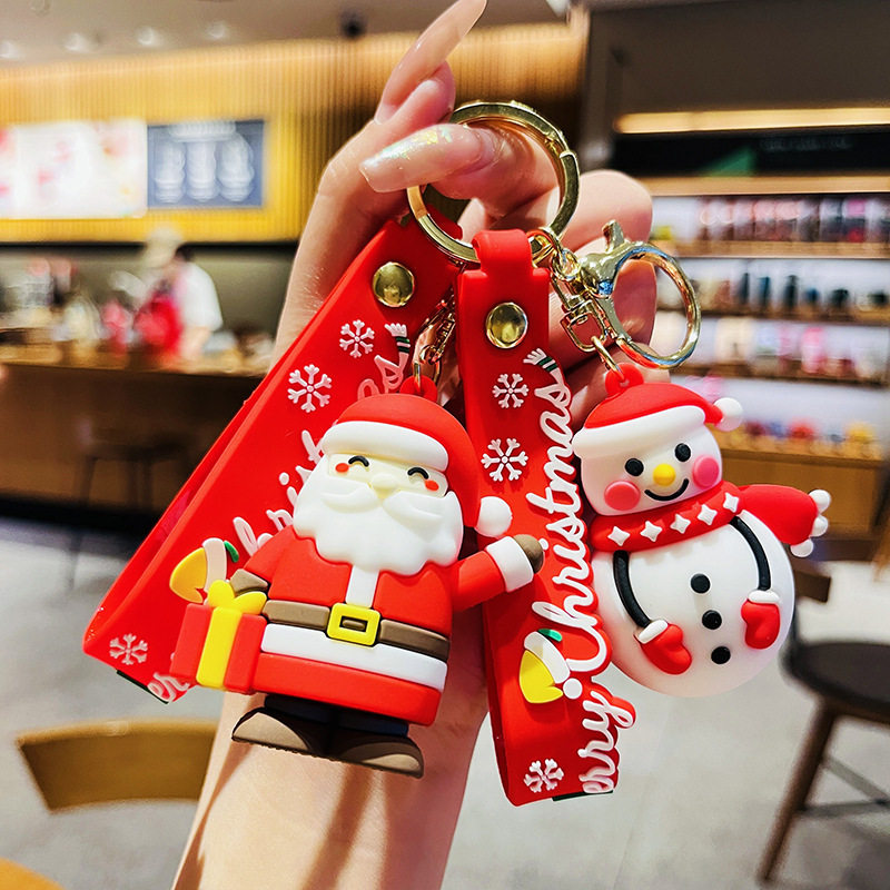 创意圣诞节车钥匙扣女情侣书包挂件可爱圣诞老人钥匙链小礼品,特色手工艺,其他特色工艺品,淘宝优惠券,粉丝福利购,淘宝优惠卷