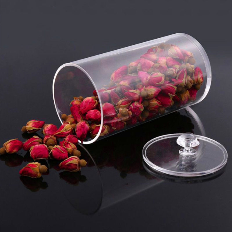 亚克力圆形盒子 家用茶叶果干带盖圆柱形储物盒防尘罩圆桶定制,橡塑材料及制品,亚克力管/有机玻璃管,淘宝优惠券,粉丝福利购,淘宝优惠卷