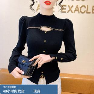 今年流行爆款毛衣冬装女士针织衫025新款洋气打底衫秋冬内搭上衣