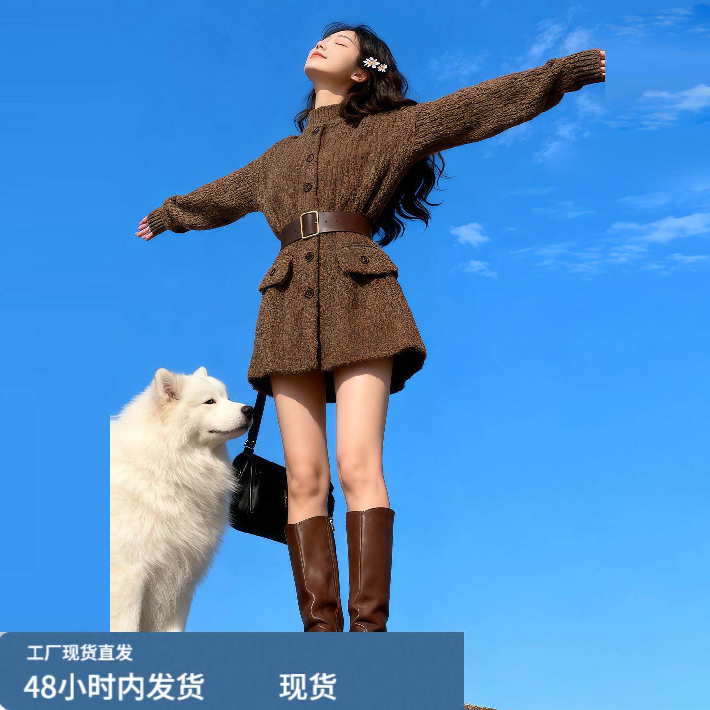 超好看针织毛衣连衣裙子女秋冬季2025新款流行爆款配大衣内搭打底,运动/瑜伽/健身/球迷用品,瑜伽短裙,淘宝优惠券,粉丝福利购,淘宝优惠卷