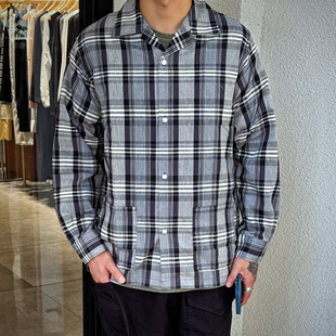 Workers Japan日本制 轻薄透气 经典休闲通勤长袖格子衬衫