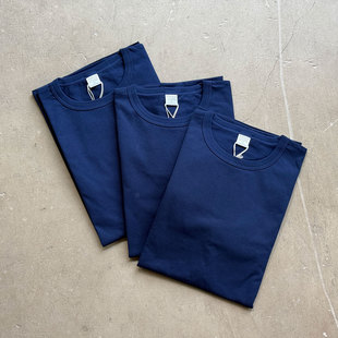 Workers Japan简单耐看 日本制高素质复古双拧纱线长袖打底T恤