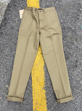 Workers Japan一丝不苟  8.2oz IVY常青藤学院风斜纹休闲卡其裤