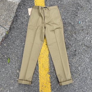 Workers Japan一丝不苟  8.2oz IVY常青藤学院风斜纹休闲卡其裤