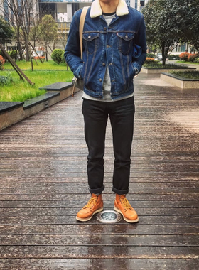 Tellason 日本面料 4种裤型赤耳经纬双黑染丹宁黑牛重磅牛仔裤