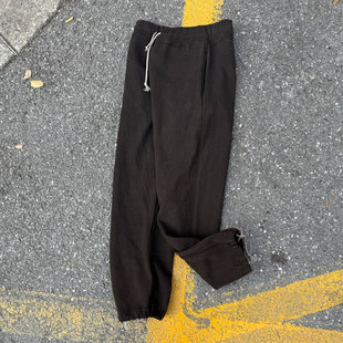 Gypsy Sons x DI限定 日本奄美泥染重磅加绒可束脚慢跑休闲卫裤