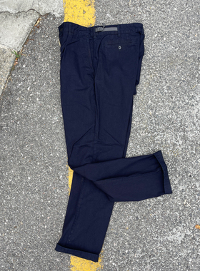 Workers Japan 落色华丽 ISC天然双蓝染面料可调节腰围复古工装裤