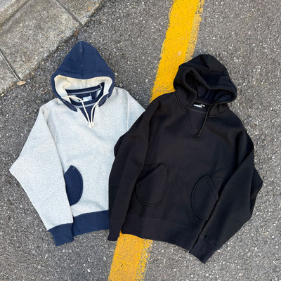 梭织机制重磅连帽休闲卫衣