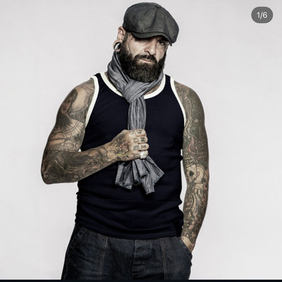 有机棉复古修身弹力针织背心