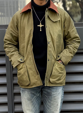 天神Tenjin Works 稀少现货 超限量枥木牛犊皮猎装复古风衣