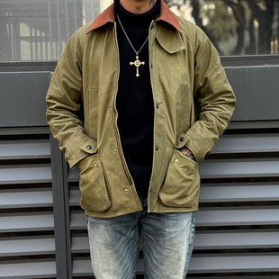 天神Tenjin Works 稀少现货 超限量枥木牛犊皮猎装复古风衣