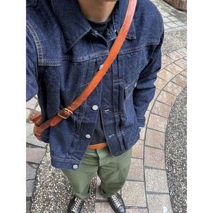 Workers Japan 超长绒14.7oz黑色赤耳TYPE I巴黎扣一代牛仔夹克