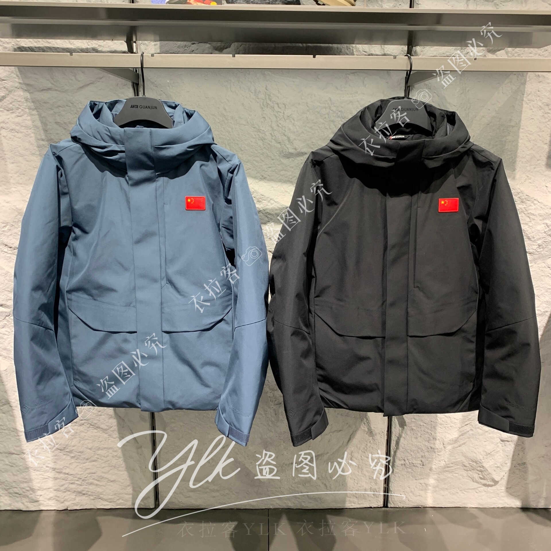 安踏冠军全天候2025新款男士羽绒