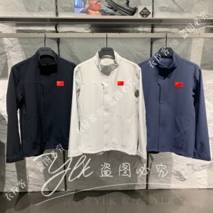 安踏冠军全天候系列25秋男防风透湿轻暖绒行政夹克外套152540618