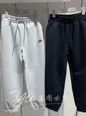 斯凯奇202新年春款男童裤经典舒适速脚长裤针织长裤L126B020