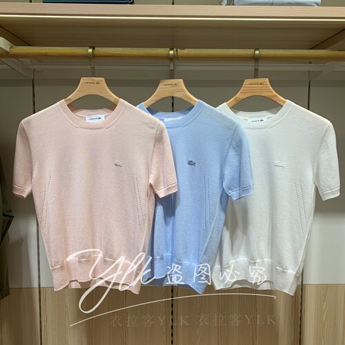 LACOSTE2026秋新款女针织T恤