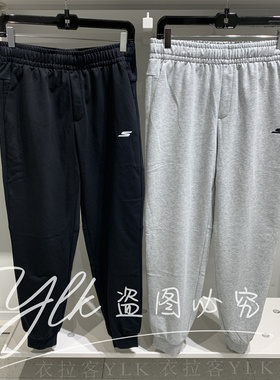 斯凯奇男裤2025秋季新款休闲运动裤透气收口针织长裤P325M104