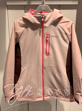 斯凯奇2026春季新款女童运动冲锋衣+摇粒绒三合一外套 P126G004