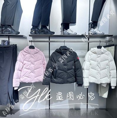 安踏冠军女士连帽鹅绒羽绒服