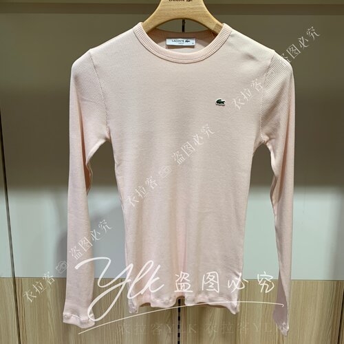 法国鳄鱼女士秋款长袖T恤打底衫
