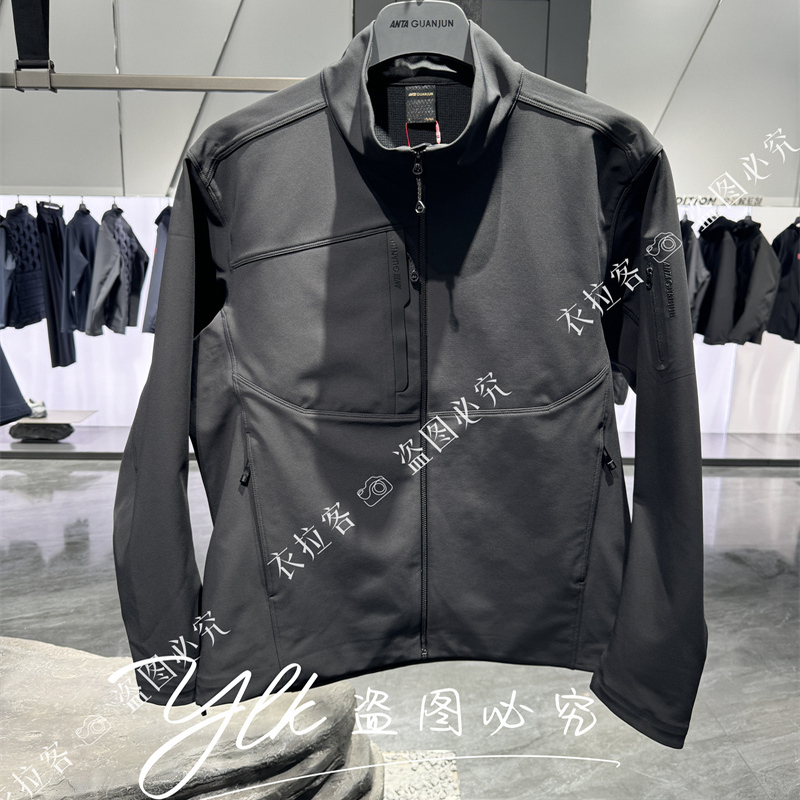 安踏冠军男士立领蜜暖绒夹克