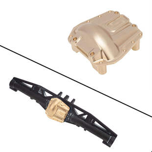 RC遥控模型车 1/6 AXAIL SCX6 升级配件 车架车桥盖金属黄铜配重