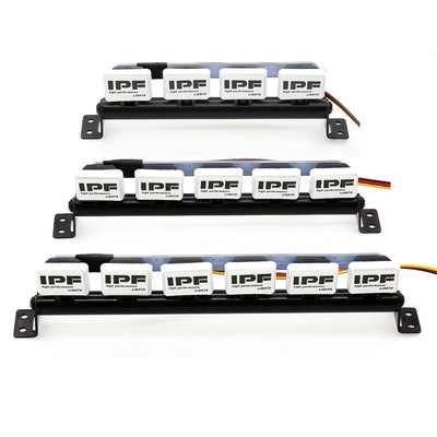1/10攀爬车遥控车顶灯 模型灯 联动IPF灯罩射灯TRX4 SCX10 白方灯