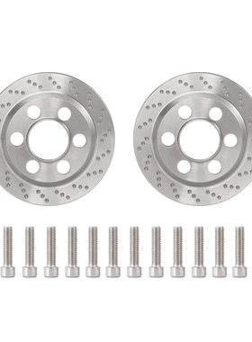 VP 1.9/2.2寸配重 不锈钢仿刹车盘轮毂配重 88克 TRX4 SCX10 TRX6