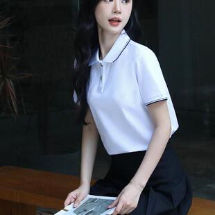 高端定制教师服POLO衫短袖T恤加字加图幼儿园园服工作服夏季工衣