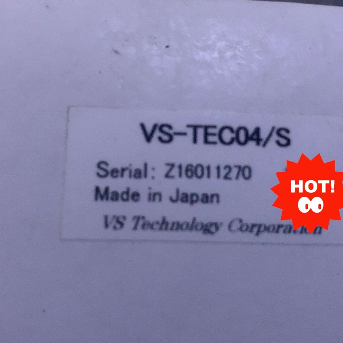 议价VST全新VS-TEC04/S工业相机远心镜头