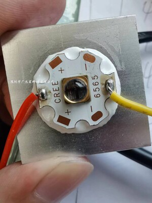 广元宏UV紫外线光源 6868石英透镜紫光390 407 440nm 456nm 467nm