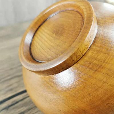 实木木碗专用成人学生个人宿舍面碗复古包邮水果平底可爱饭碗精致