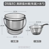 透明手提水桶洗衣桶宿舍储水用洗澡家用桶塑料桶加厚带盖储水桶大