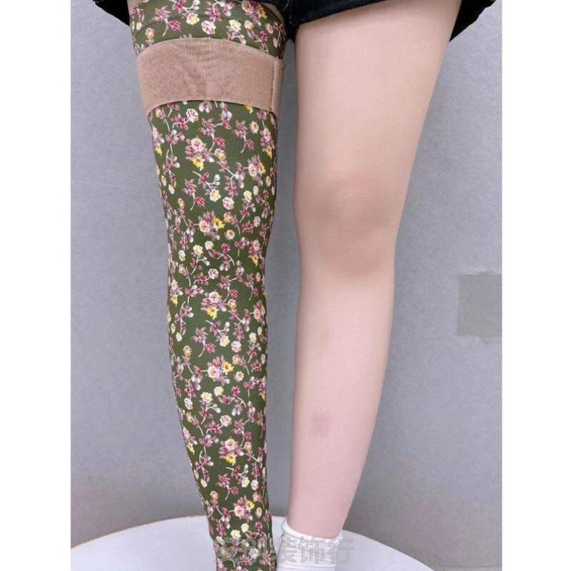 护膝骑车专用御寒老寒腿中老年人专用护腿长筒套加厚防风保暖袜套