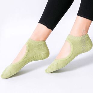 瑜伽鞋室内专用运动鞋女款静音防滑软底鞋瑜伽普拉提五指鞋健身袜