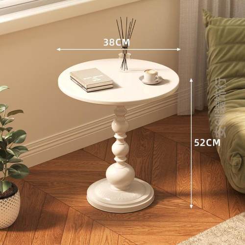 沙发边几可移动新款小桌小桌子床头铁艺床卧室出租落地可移美式复