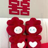 结婚伴手礼玩偶礼物福娃装 婚床上 压床娃娃金童玉女新款 饰陪嫁用