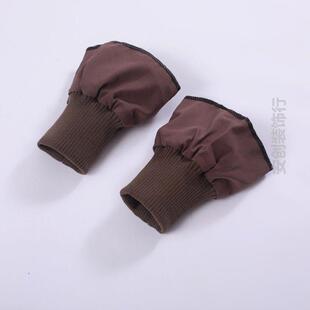 口羽绒服滑雪户外儿童摩托车拼接女士衣袖 防风袖 口螺纹螺纹防风袖
