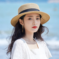 草帽女夏遮陽帽防曬防紫外線時(shí)尚