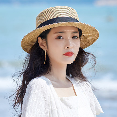 草帽女夏遮阳帽防晒防紫外线时尚