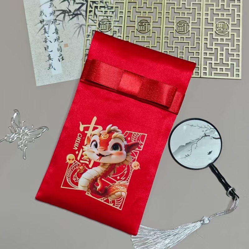 包邮礼金袋创意手工婚庆新年布艺结婚万元大红包 利是封定制花型