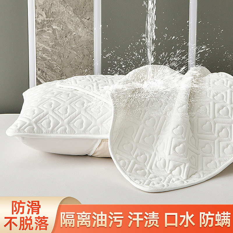 希尔顿酒店爱心款防油枕头套枕图片