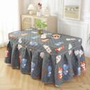 电炉罩新款 加厚烤火炉茶几长方形家用电暖炉烤火取暖被桌子罩套