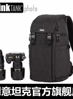 ThinkTank创意坦克正品495/496双肩摄影包数码相机包单反背包